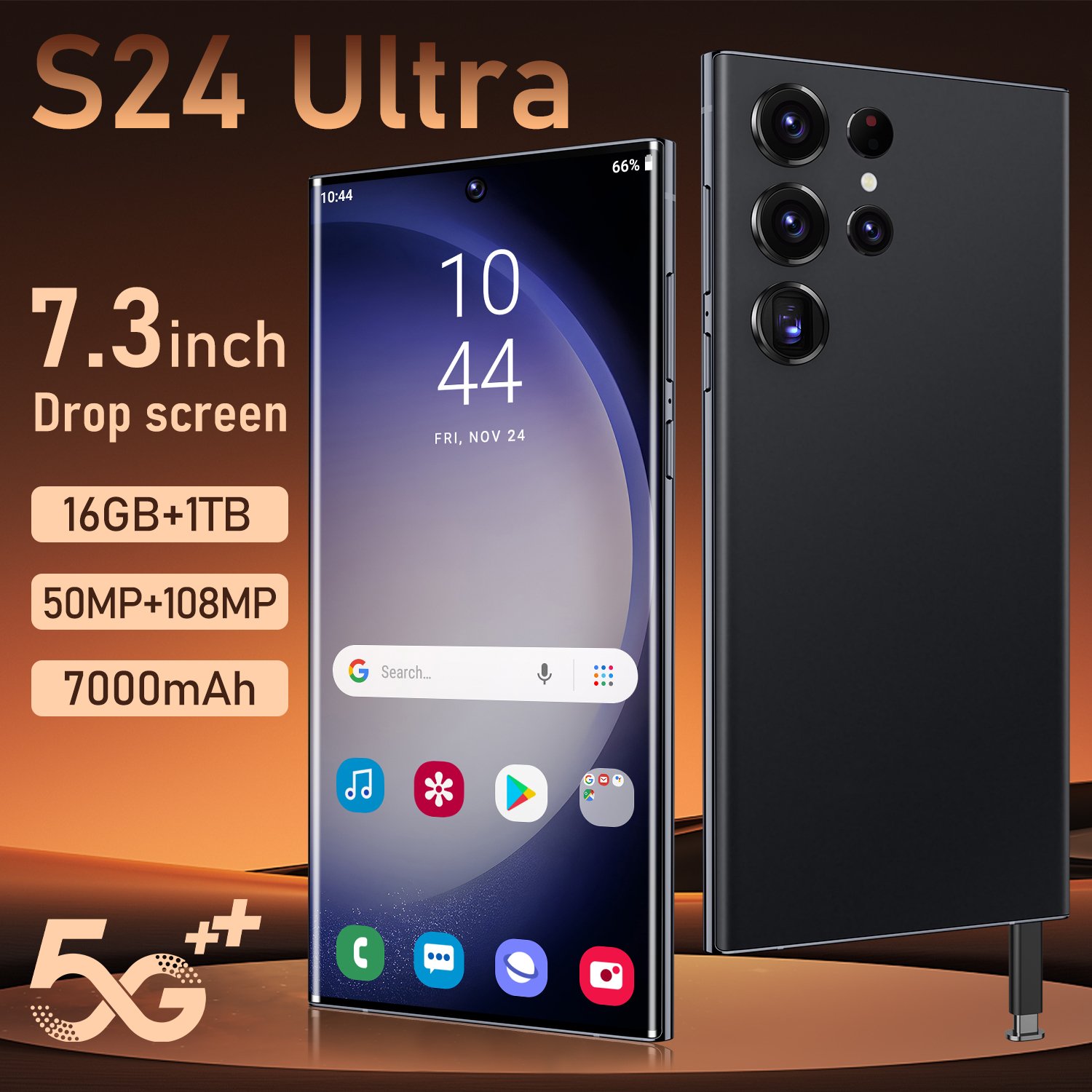 2024 Original Android 13 s24 ultra phone Smartphone 16+1TB Mobile Phone Cell Gaming Phone 5G smartphone 3G&4G cellphone